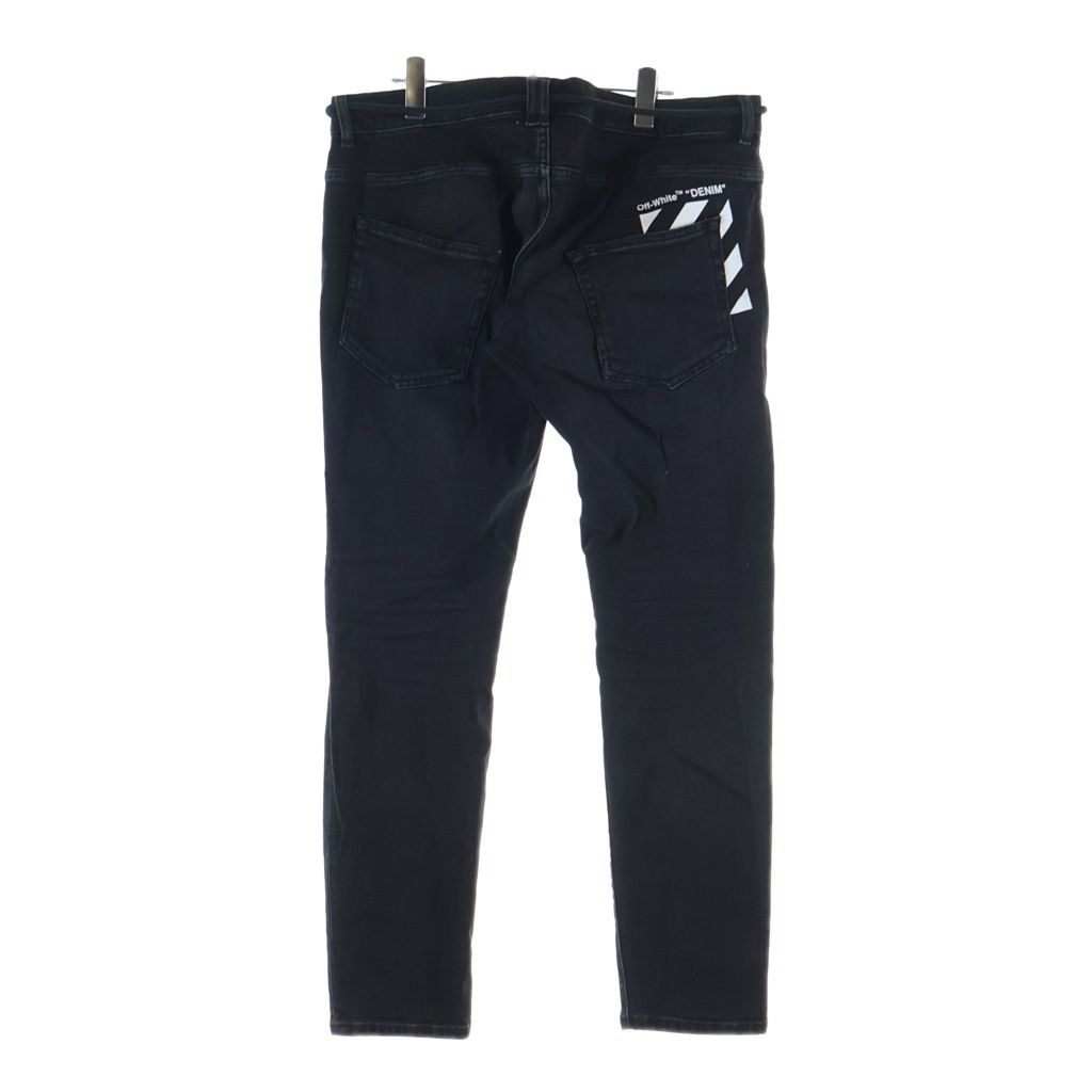 OFF-WHITE (オフホワイト) SKINNY REGULAR ロゴプリント スキニー