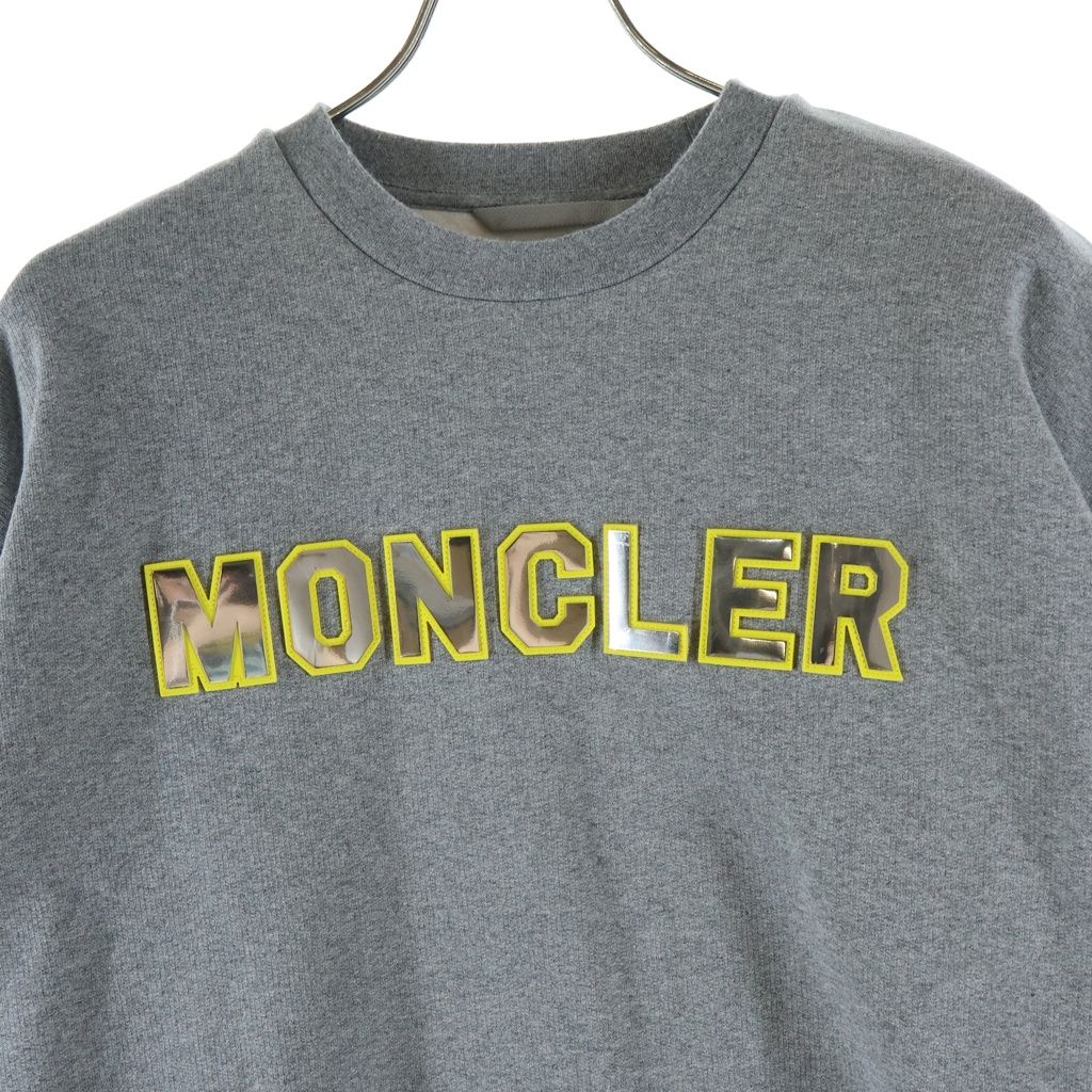 MONCLER (モンクレール) 23AW FELPA LOGATA フリースミラーロゴ