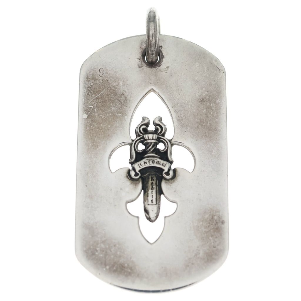 CHROME HEARTS (クロムハーツ) D TAG SML FLE DAG フレアダガードッグタグ スモールドッグタグネックレストップ
