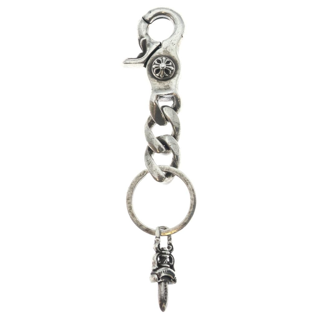 CHROME HEARTS (クロムハーツ) CLP CHN CLASSIC-S/ショートクラシックリンク キーチェーン シルバー BCA070