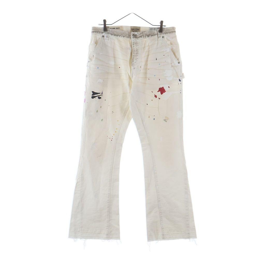 GALLERY DEPT. (ギャラリーデプト) 24SS LE BAR DE MUSIC FLARE レ バー デ ミュージック フレアパンツ ホワイト