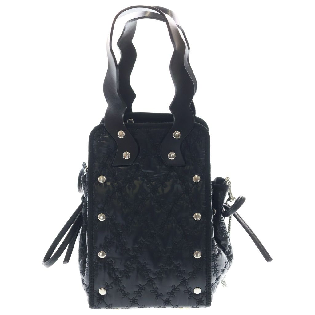 NO BRAND (ノーブランド) NORI ENOMOTO lundi nuit レザー 2WAY ハンド ショルダーバッグ ブラック