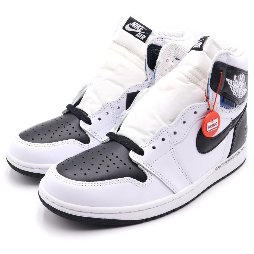 NIKE (ナイキ) ×Fragment Design ×UNION Air Jordan 1 ×フラグメントデザイン ×ユニオン エアジョーダン1 レトロ ハイカットスニーカー II7282-100 US10/28.0cm NIKE (ナイキ) ×Fragment Design ×UNION Air Jordan 1 ×フラグメントデザイン ×ユニオン エアジョーダン1 レトロ ハイカットスニーカー II7282-100 US10/28.0cm
