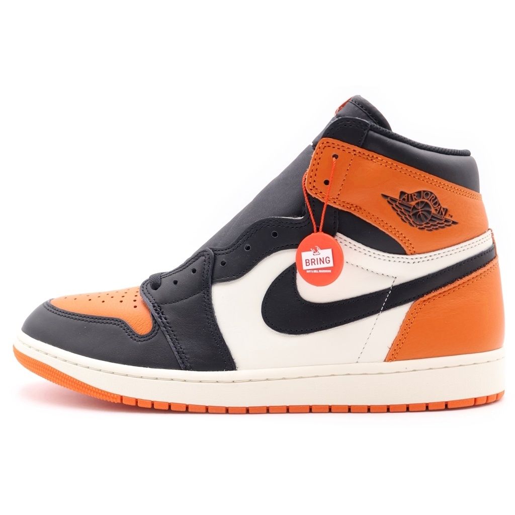 NIKE (ナイキ) AIR JORDAN 1 RETRO HIGH OG SHATTERED BACKBOARD DZ5485-008 エアジョーダン1 レトロ シャッタードバックボード ハイカットスニーカー US12/30.0cm オレンジ