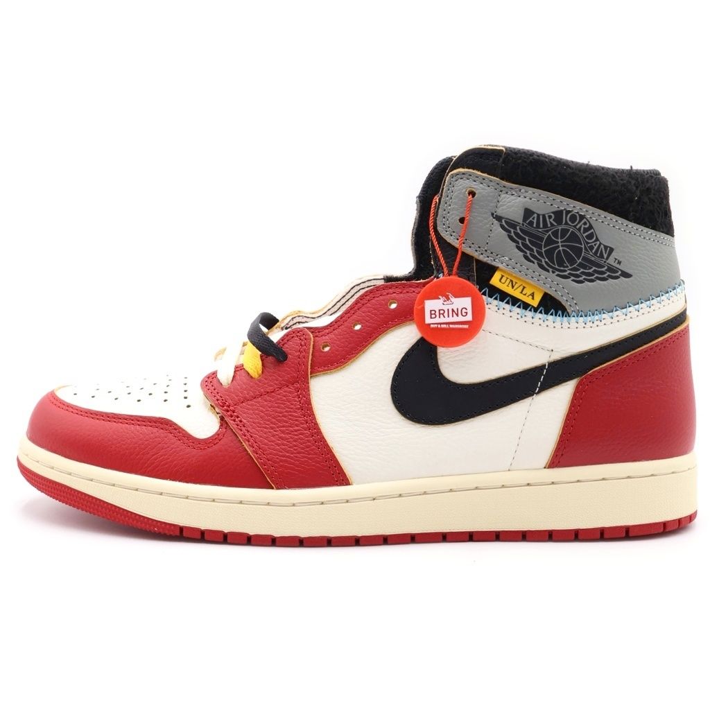 NIKE (ナイキ) ×UNION AIR JORDAN 1 RETRO HIGH OG CHICAGO HV8563-600 ユニオン エアジョーダン1 シカゴ ハイカットスニーカー US12/30.0cm レッド/ホワイト