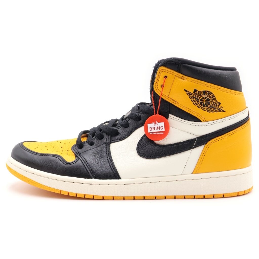 NIKE (ナイキ) AIR JORDAN1 RETRO HIGH OG TAXI 555088-711 エアジョーダン1 タクシー ハイカットスニーカー US12/30.0cm ホワイト/ブラック/イエロー