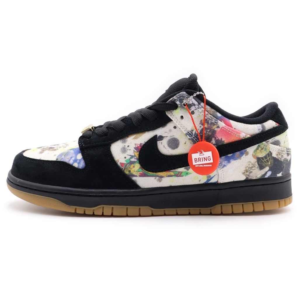 NIKE SB (ナイキエスビー) ×SUPREME RAMMELLZEE DUNK LOW FD8778-001 シュプリーム ラメルジー ダンク ローカットスニーカー US9/27.0cm ブラック/マルチ