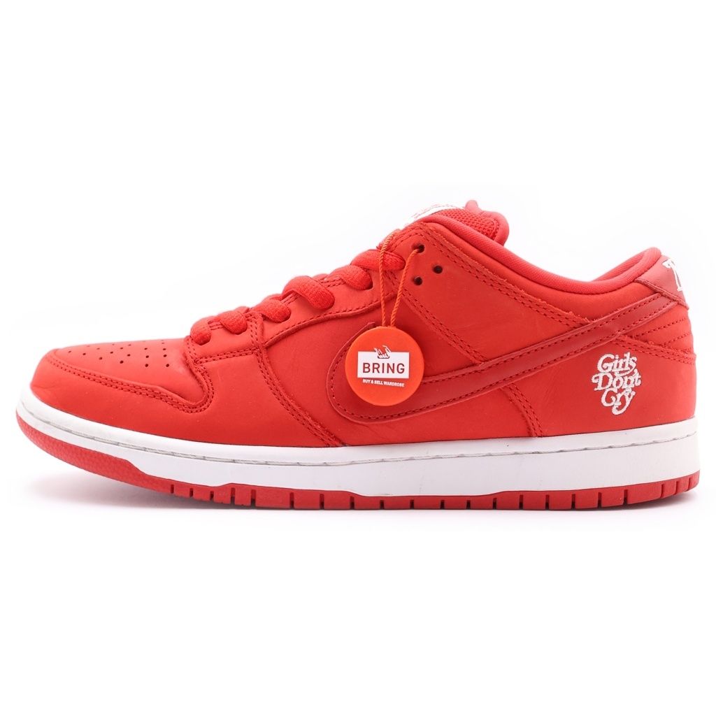 NIKE SB (ナイキエスビー) ×Girls Don't Cry SB DUNK LOW PRO QS BQ6832-600×ガールズドントクライ ダンク ローカットスニーカー US9/27.0cm レッド
