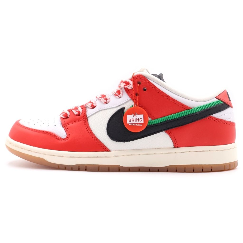 NIKE SB (ナイキエスビー) ×FRAME SKATE DUNK LOW PRO QS HABIBI CT2550-600 フレイムスケート ダンク ハビビ ローカットスニーカー US11/29.0cm ホワイト/レッド