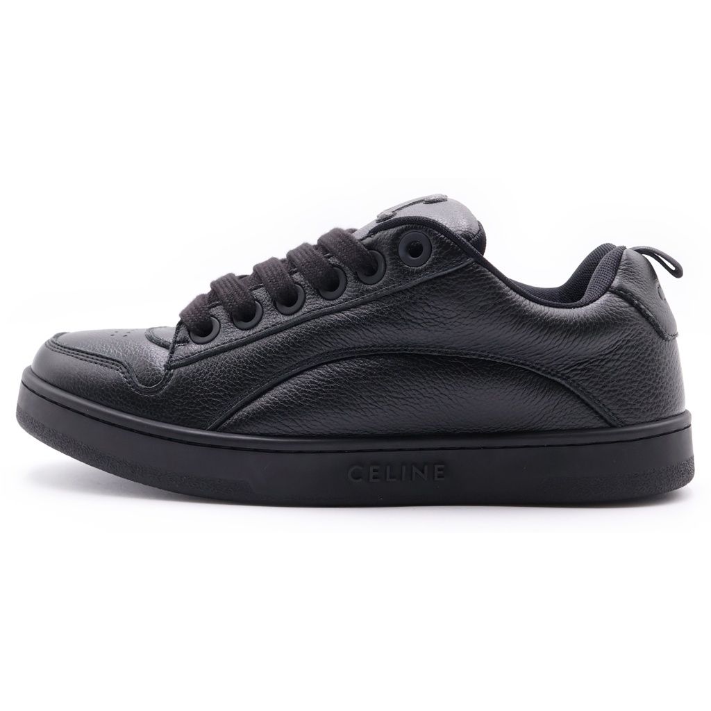 CELINE (セリーヌ) ハンティントン レースアップ ロースニーカー ブラック レザー #41 361015089C.38NO