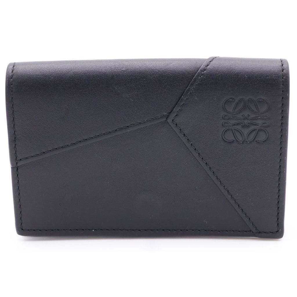 LOEWE (ロエベ) Puzzle Edge Card Holder パズルエッジカードホルダー アナグラムロゴカードケース 名刺入れ C510M97X03 ブラック