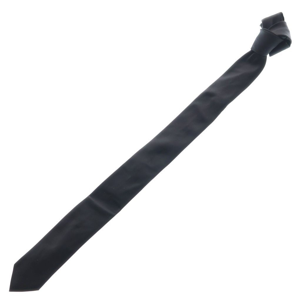 SAINT LAURENT PARIS (サンローランパリ) SILK NARROW TIE 747247 3Y011 シルク ナローネクタイ ブラック