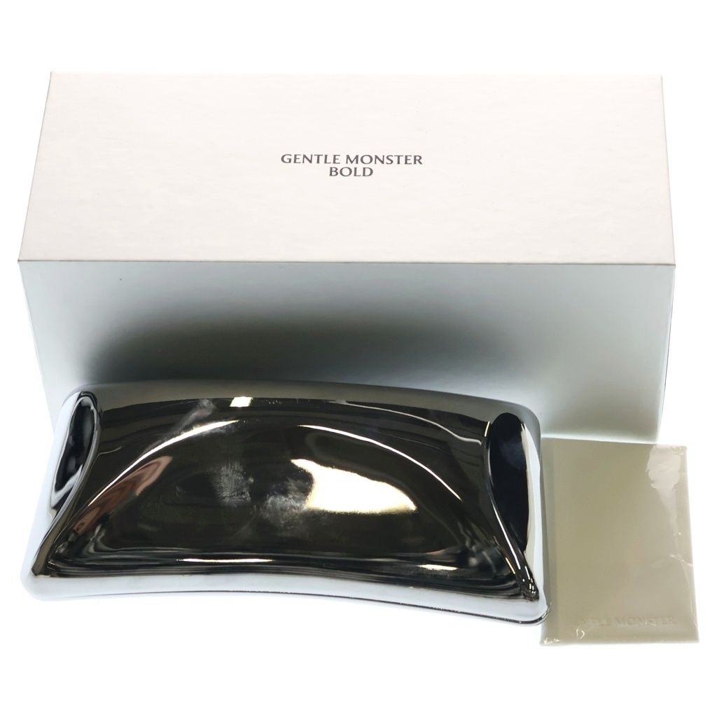 GENTLE MONSTER (ジェントルモンスター) BOLD FURI ボールド フーリー オーバルリムレスメガネ アイウェア シルバー