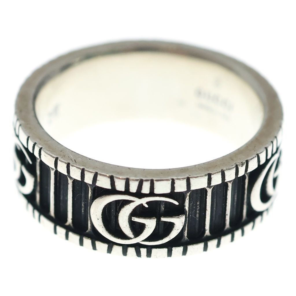GUCCI (グッチ) ダブルG リング 指輪 シルバー Ag925 10g #19
