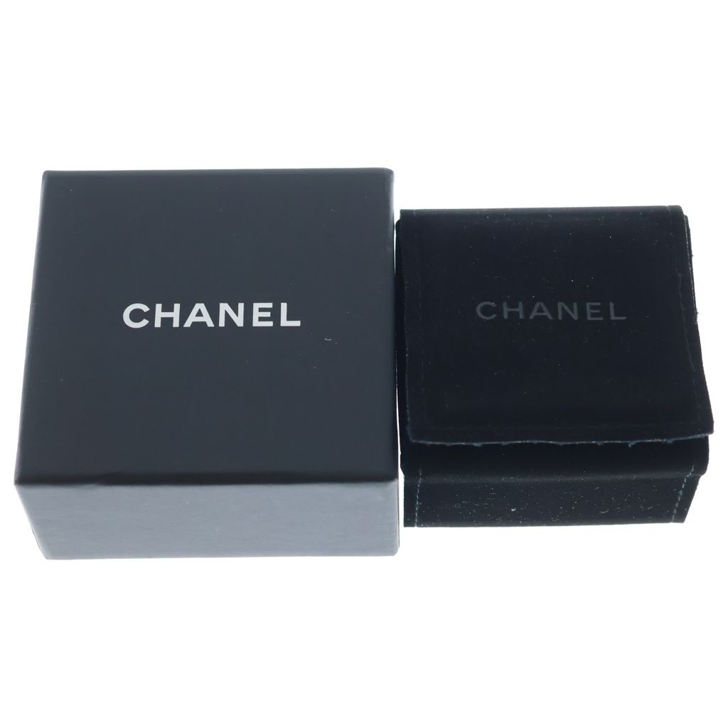 CHANEL (シャネル) ココマーク パール ラインストーンリング ゴールド