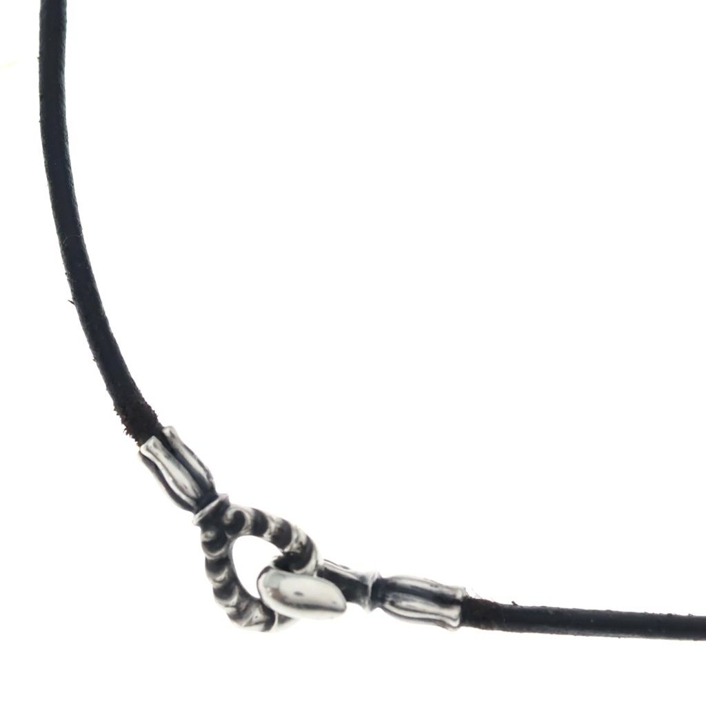 LONE ONES ロンワンズ MF Hooks Leather メイティングフライト レザー ネックレス ブラック LONE ONES (ロンワンズ) MF Hooks Leather メイティングフライト