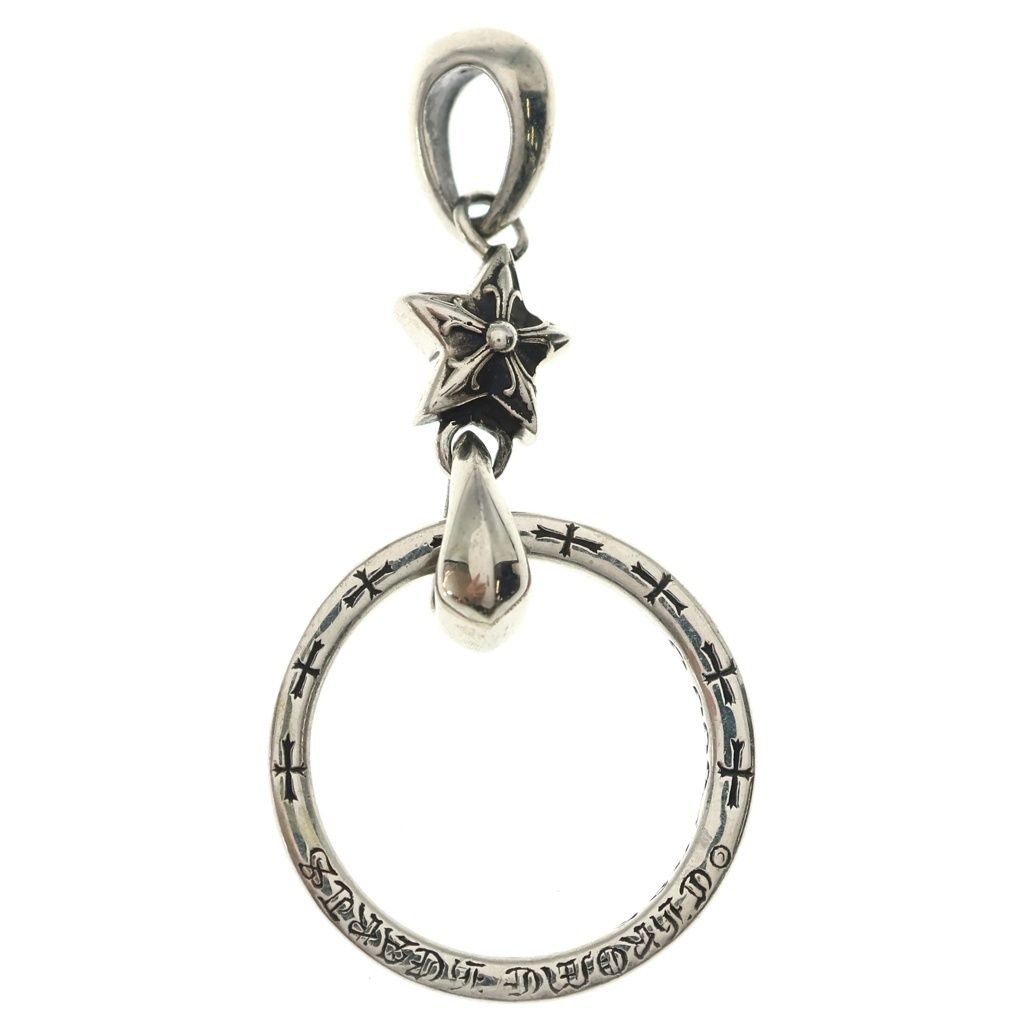 CHROME HEARTS (クロムハーツ) NTFL EW LOOP NTFL w STAR アイウェアループ シルバー ペンダントトップ