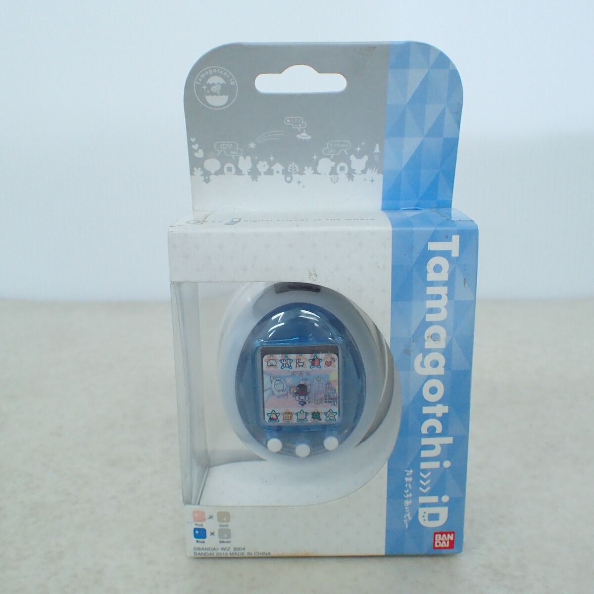 ☆Tamagotchi iD Blue×Silver たまごっち あいでぃー バンダイ【IO