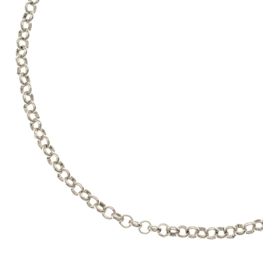 CHROME HEARTS (クロムハーツ) NECKCHAIN R18 ロールチェーンネックレス 18inch シルバー BCA083