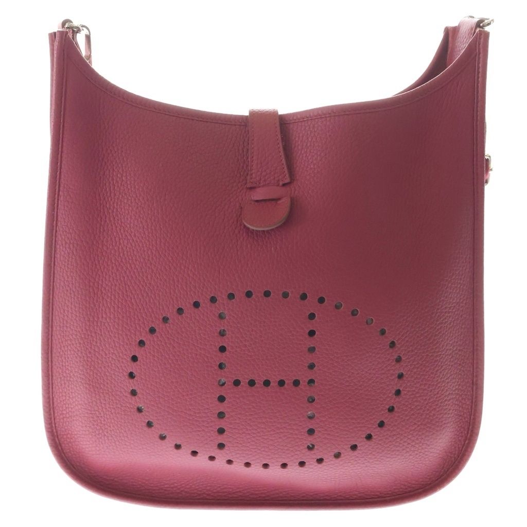 HERMES (エルメス) エヴリン3 PM ルージュアッシュ トリヨンクレマンスレザー ショルダーバッグ シルバー金具 □N刻印