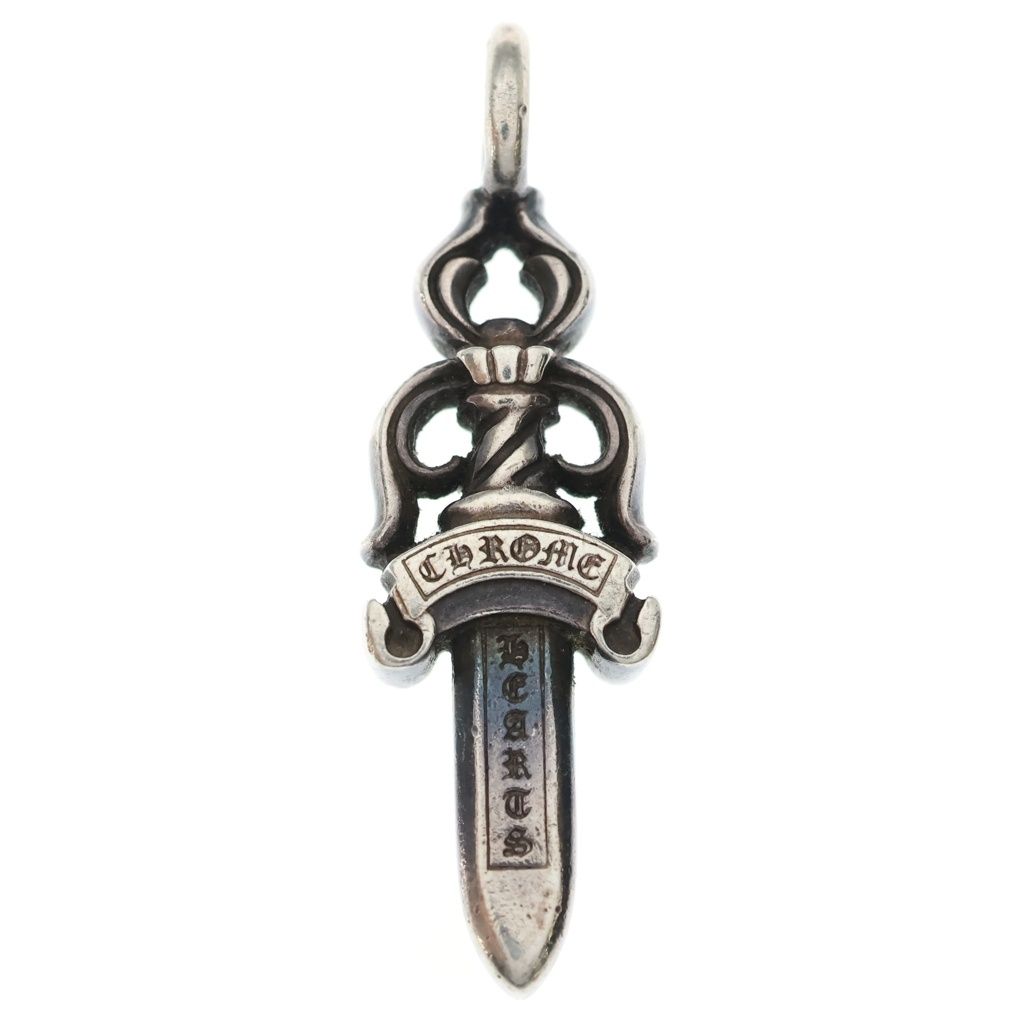 CHROME HEARTS (クロムハーツ) DOUBLE DAGGER ダブルダガーペンダントトップ シルバー BCA251