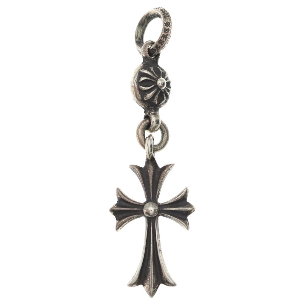 CHROME HEARTS (クロムハーツ) 1B TNY CH CRS 1ボール タイニー CHクロス チャーム ペンダントトップ シルバー BCA197