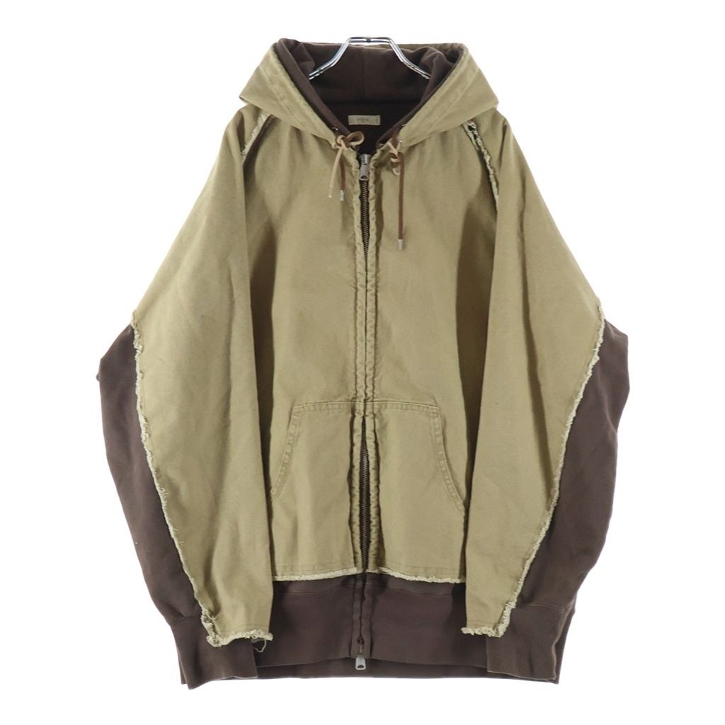 YOKE (ヨーク) Connected Work Parka YK26SS01196B ドッキング ワーク フーディージャケット ブラウン/ベージュ 33,784円