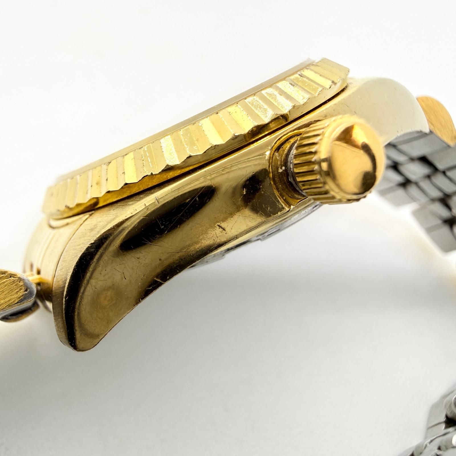 ELGIN/エルジン　メープルリーフウォッチ 金貨　時計 ELGIN エルジン メイプルリーフ コインウォッチ GP シャンパン FK-595