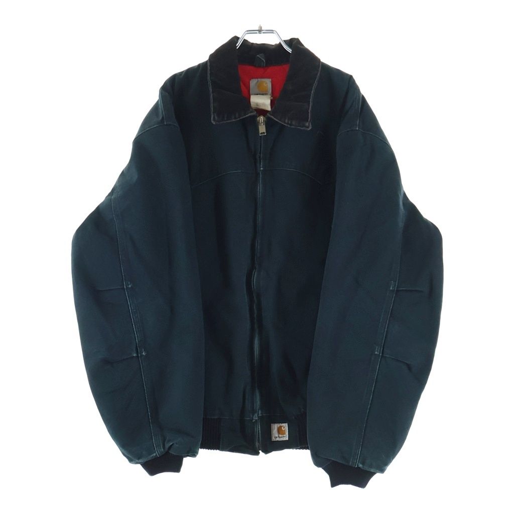 CARHARTT (カーハート) 00-90S VINTAGE SANTA FE JACKET ヴィンテージ ダックキャンバス 襟コーディロイ サンタフェジャケット グリーン