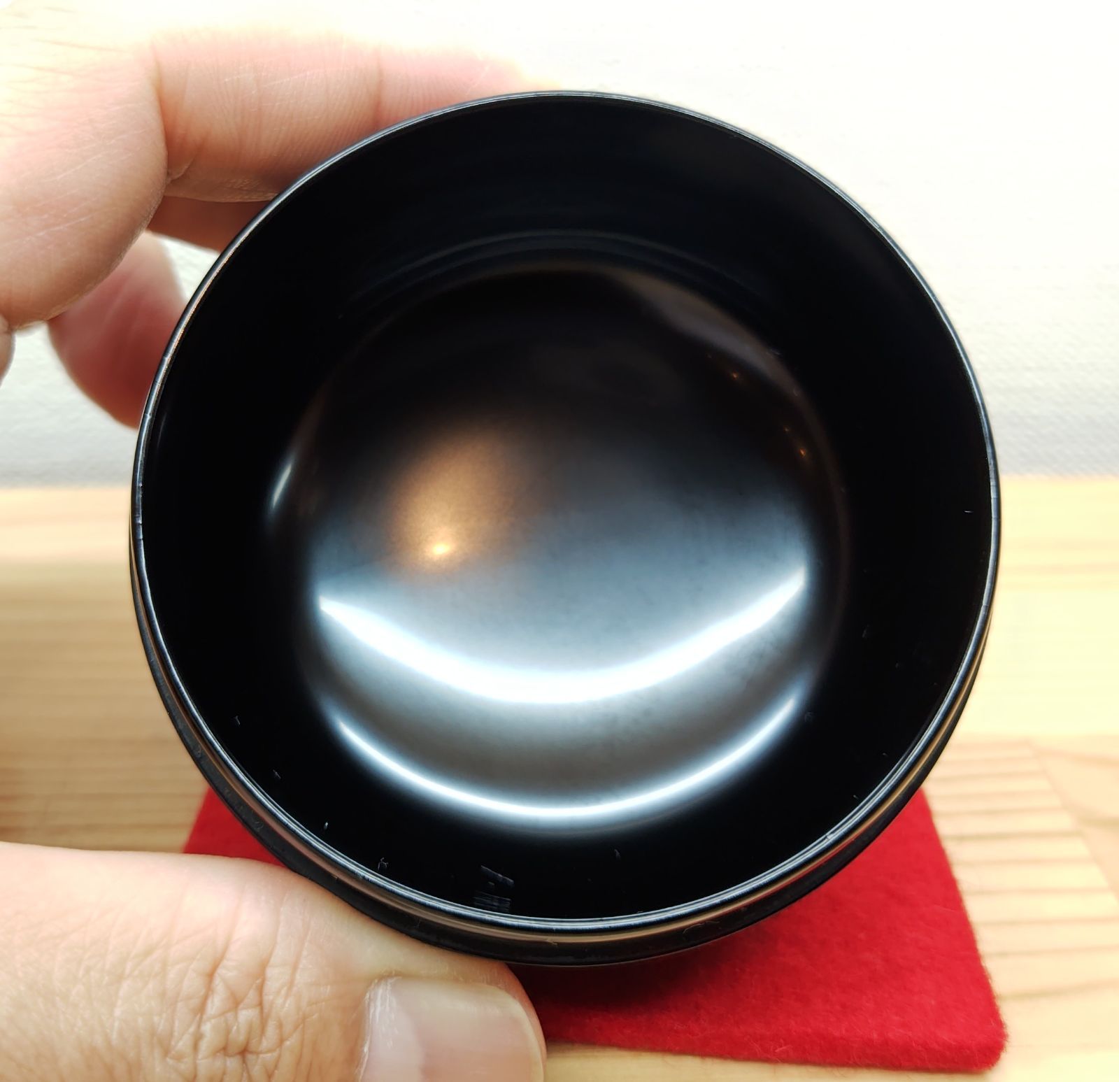 【逢絢亭・中古品】茶道具 棗 平棗 山中塗 キンマ彫り キンマ蒔絵 木製 中村湖彩 共箱入り