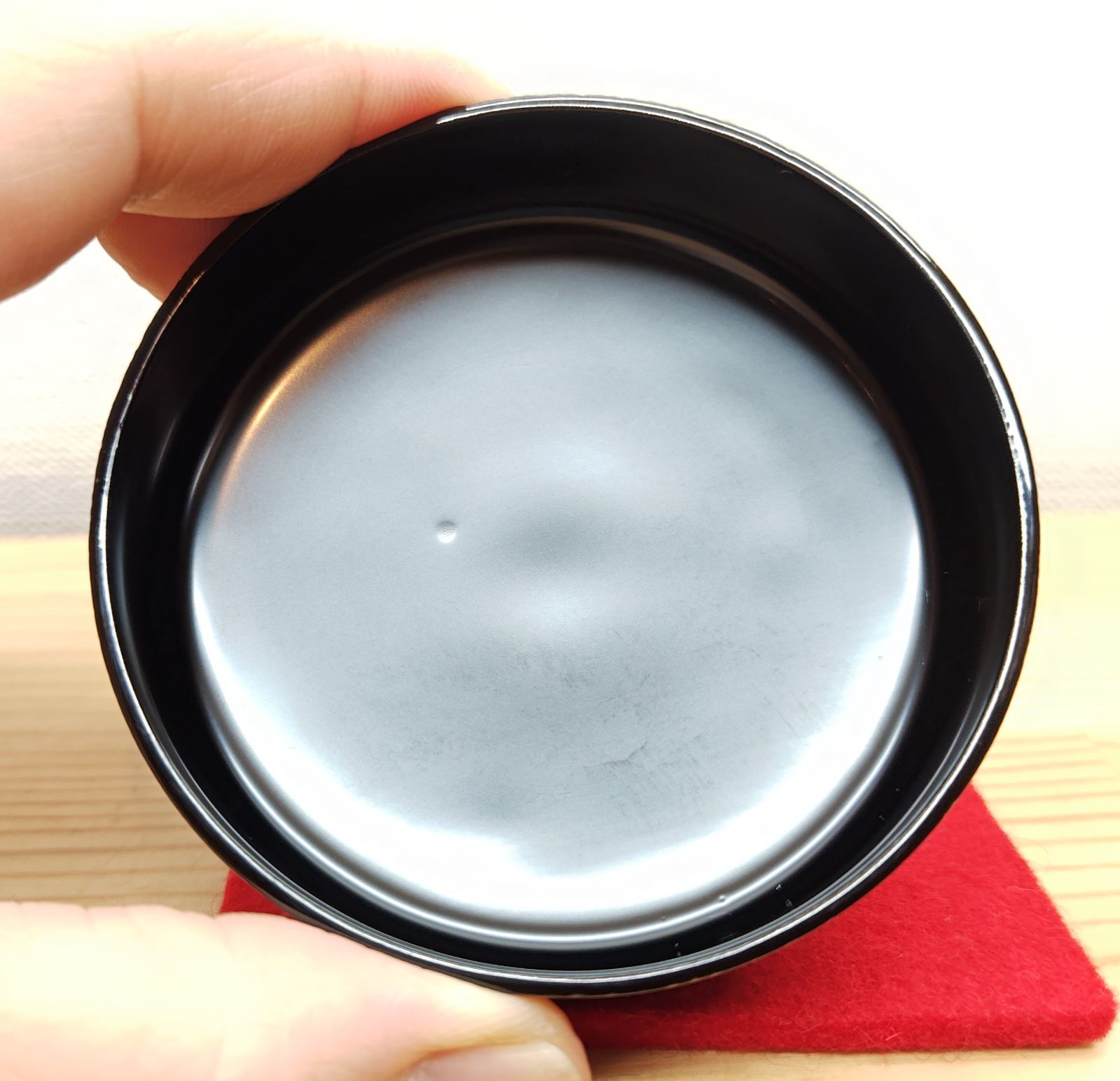 【逢絢亭・中古品】茶道具 棗 平棗 山中塗 キンマ彫り キンマ蒔絵 木製 中村湖彩 共箱入り