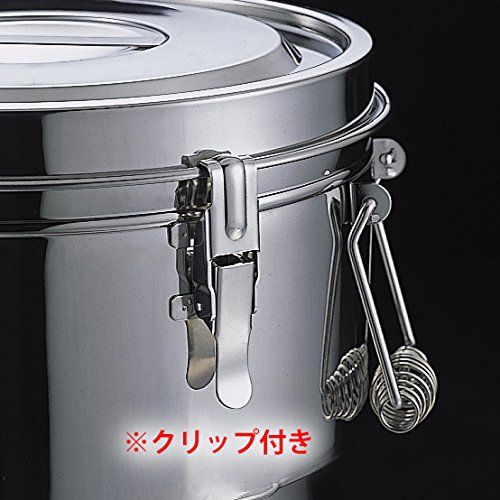 新品 18-8 段付 二重汁食缶 4点クリップ付 6L 新品 18-8 段付 二重汁食缶 4点クリップ付 6L