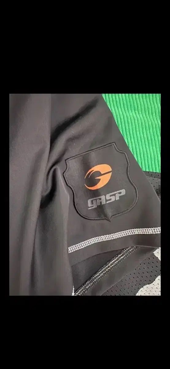 GASP INC 86 エンブロイダリー メッシュ ノースリーブ ジャージ オーバーサイズ フィット