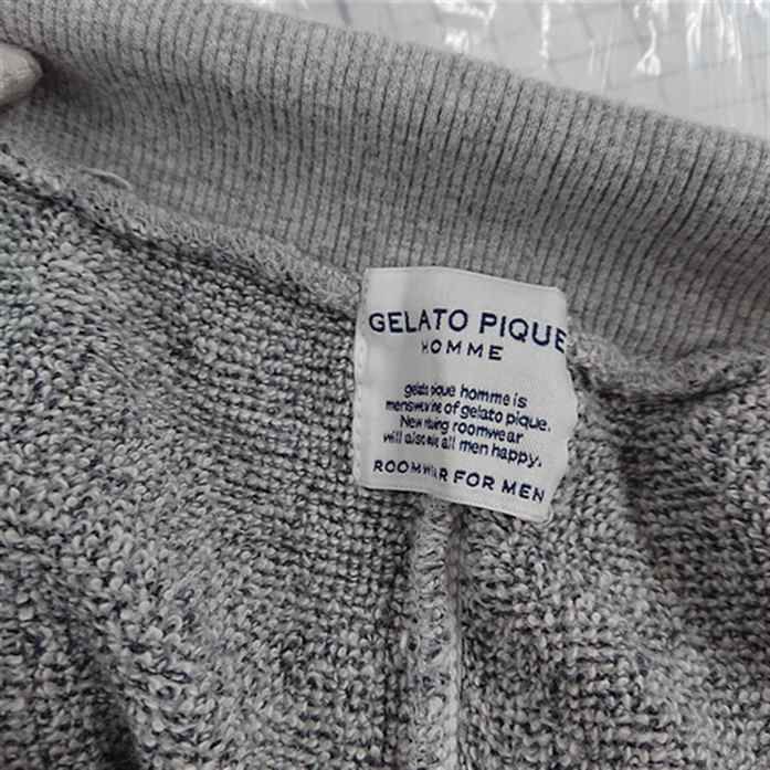 ◇ ⊇ ジェラートピケ GELATO PIQUE HOMME ルームウェアパンツ グレー