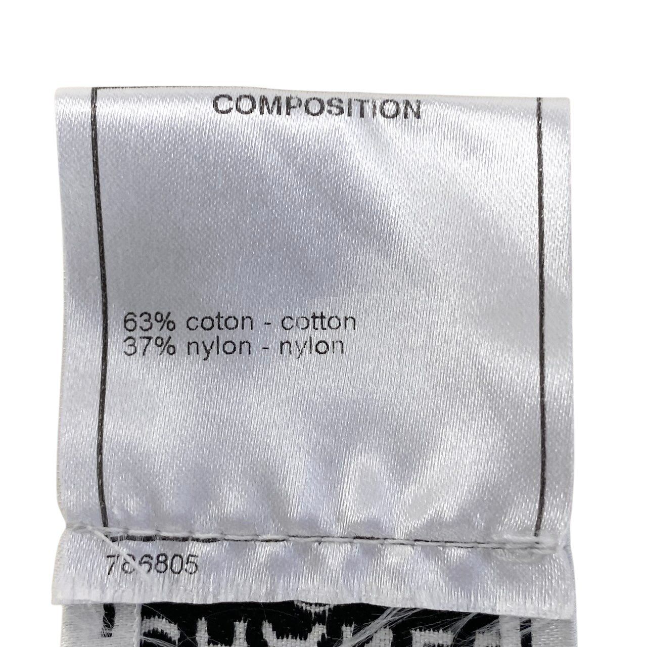 Ce27 【美品】 CHANEL シャネル 2009年 ココマーク サマーニット チュニック丈 P35183 サイズ40 ホワイト レディース 女性服ta1