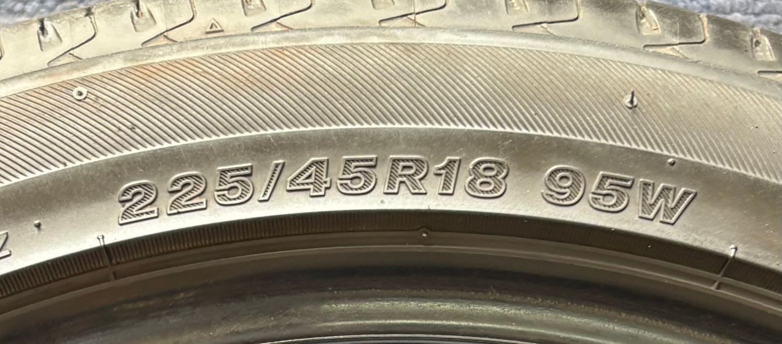 ☆送料無料☆【2022年製造】【溝6.5~7.5分山】BRIDGESTONE REGNO GR-X2 2本 225/45R18 ASP3599