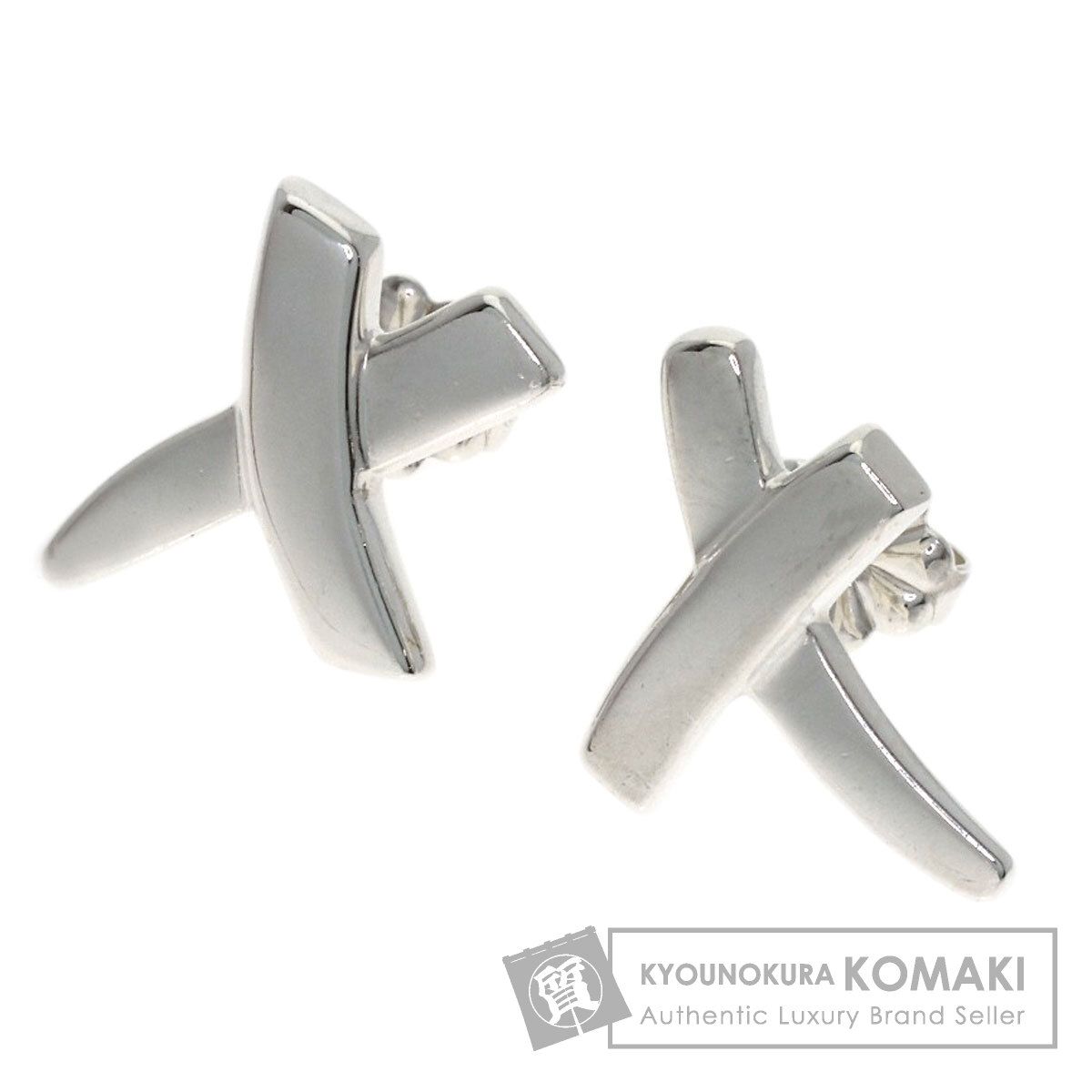 TIFFANY&Co. ティファニー キス ピアス SV レディース [中古]
