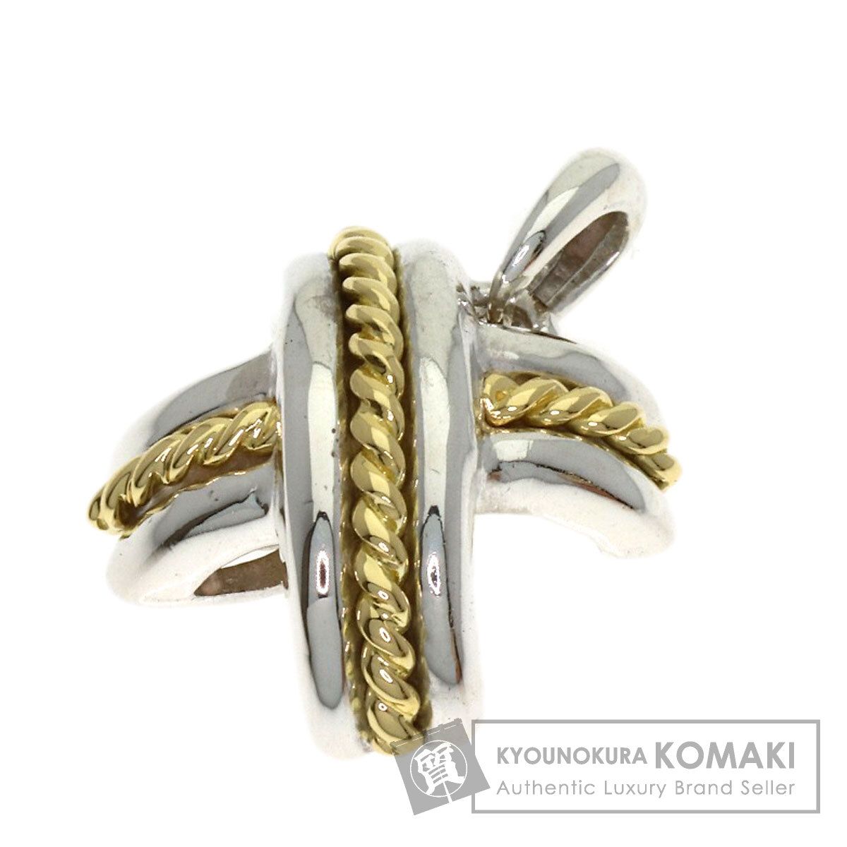 TIFFANY&Co. ティファニー シグネチャー ペンダントトップ SV K18YG レディース [中古]