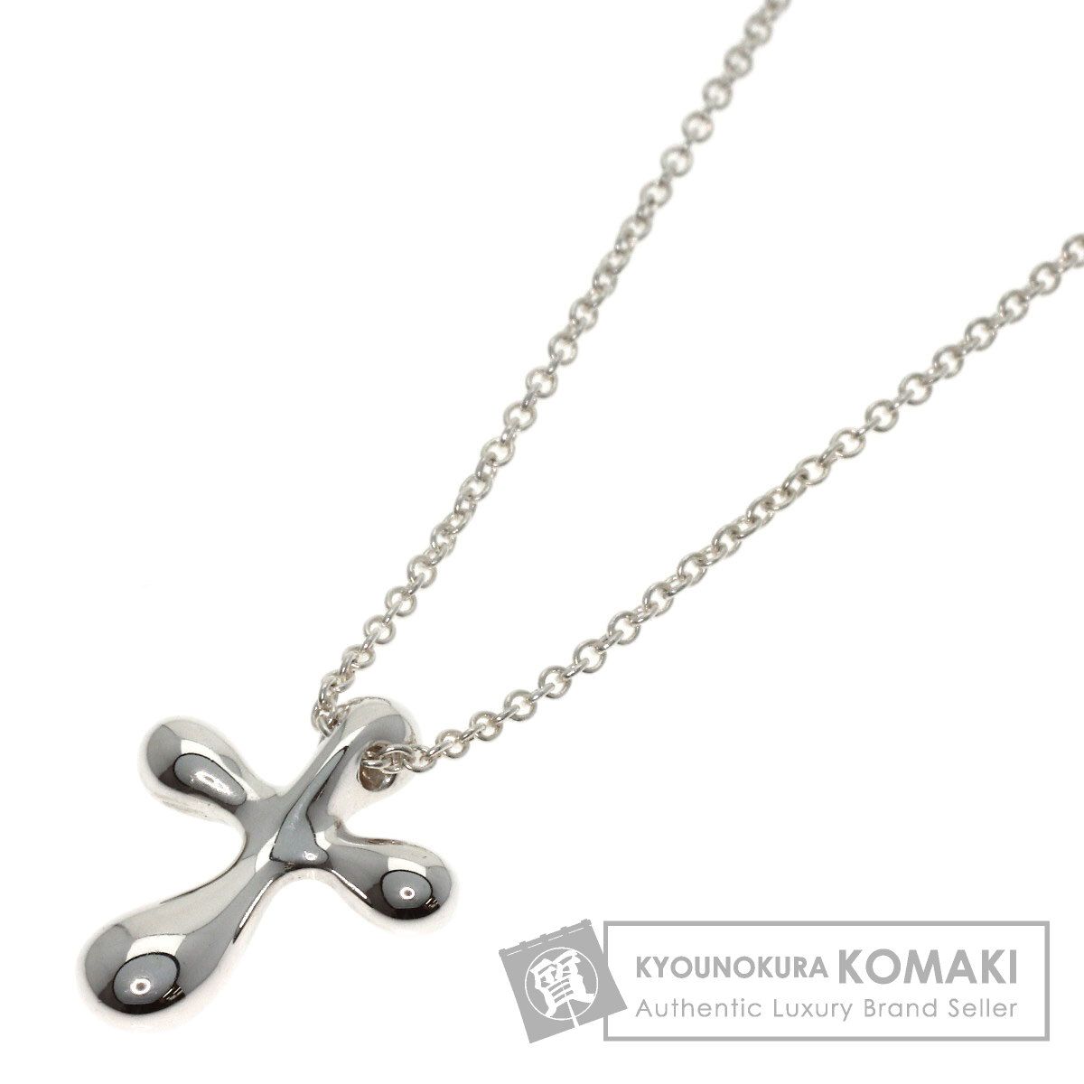 TIFFANY&Co. ティファニー スモールクロス ネックレス SV レディース [中古]