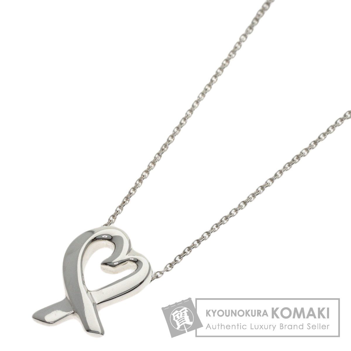 TIFFANY&Co. ティファニー ラビングハート ネックレス SV レディース [中古]