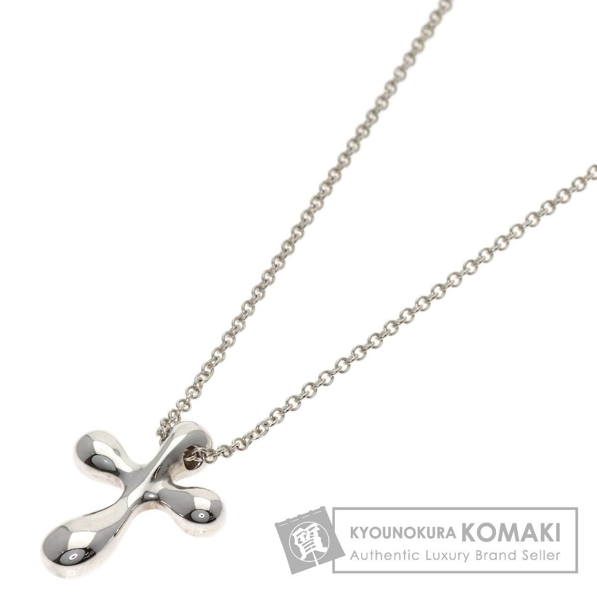 TIFFANY&Co. ティファニー スモールクロス ネックレス SV レディース [中古]