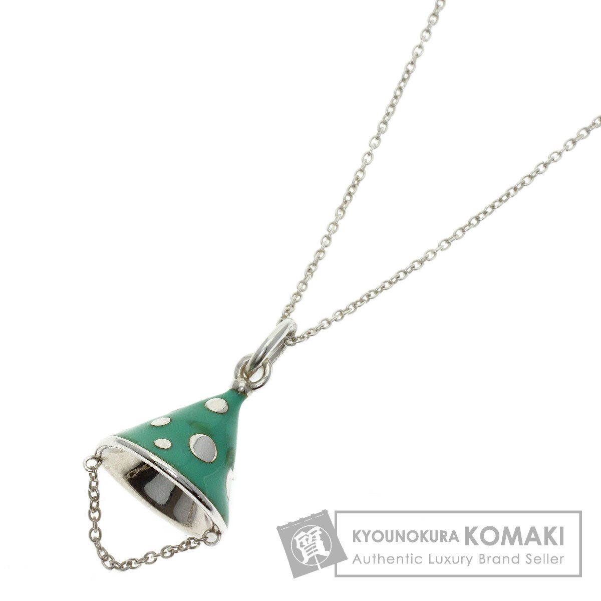 TIFFANY&Co. ティファニー パーティー ハット エナメル ネックレス SV レディース [中古]