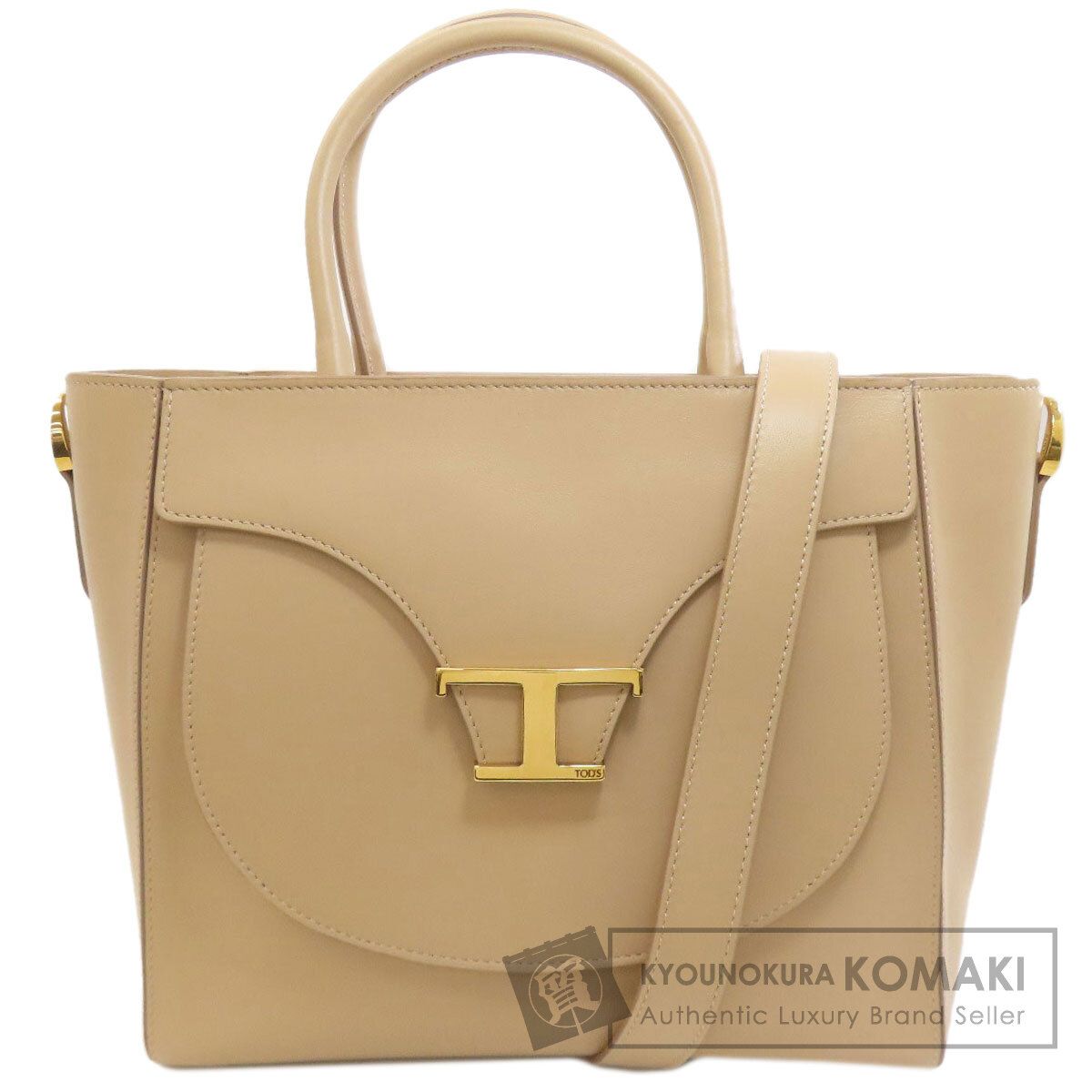 TODS トッズ 2WAY ハンドバッグ レザー レディース [中古]