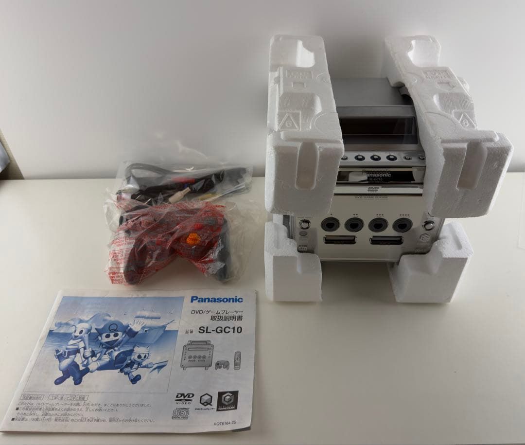 動作品 ゲームキューブ パナソニックQ 本体 panasonic SL-GC10 DVD 箱 説明書 Nintendo