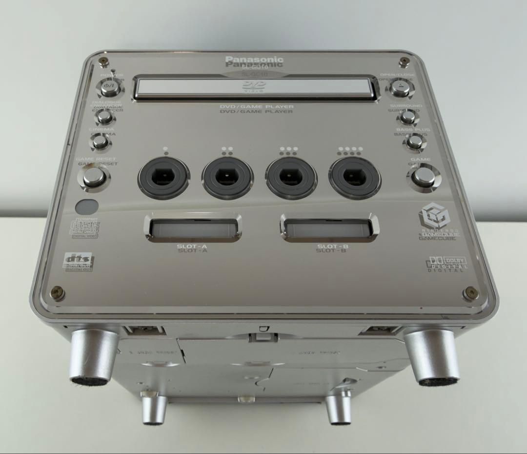 動作品 ゲームキューブ パナソニックQ 本体 panasonic SL-GC10 DVD 箱 説明書 Nintendo