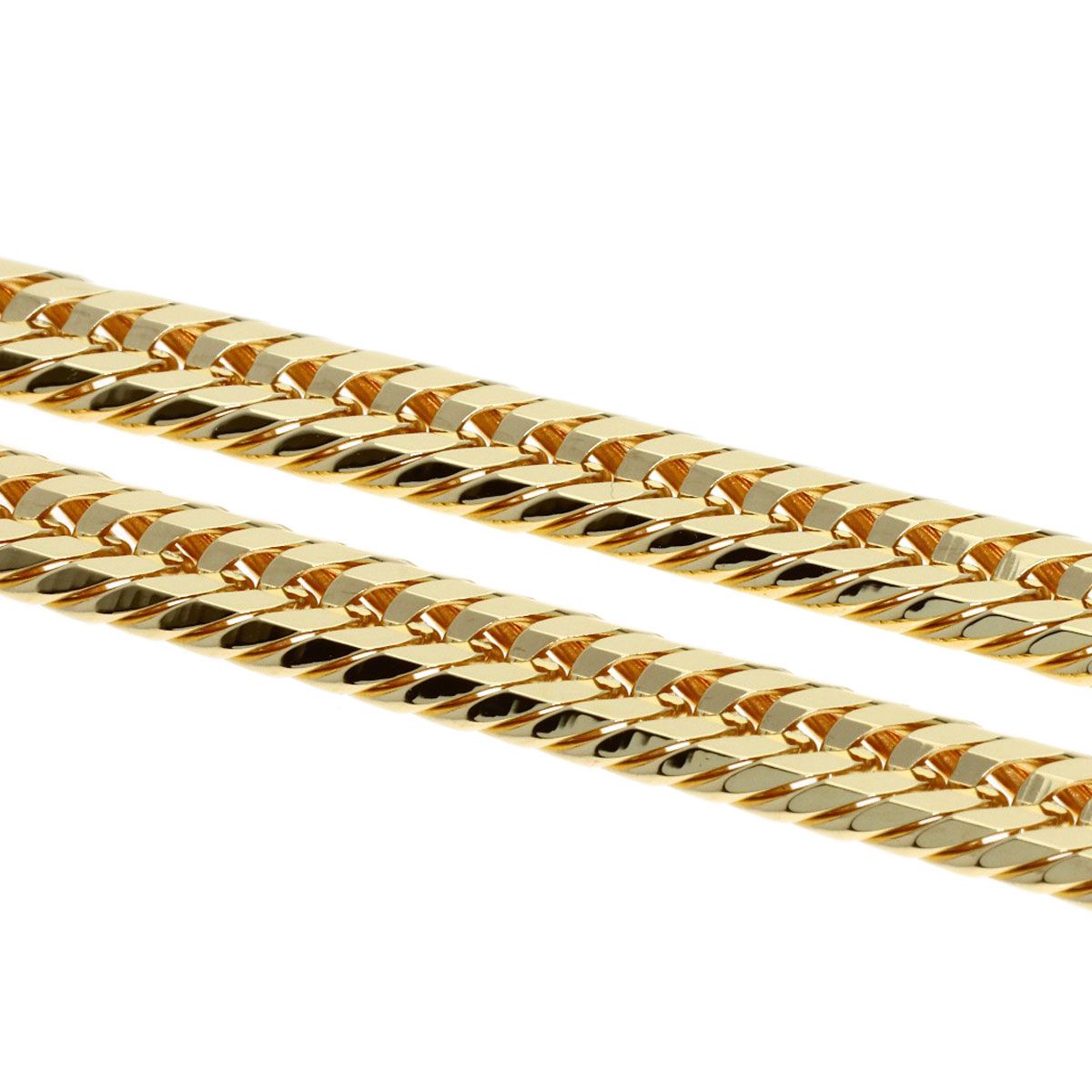 SELECT JEWELRY セレクトジュエリー 喜平 キヘイ 12面 トリプル ネックレス K18YG メンズ [中古]