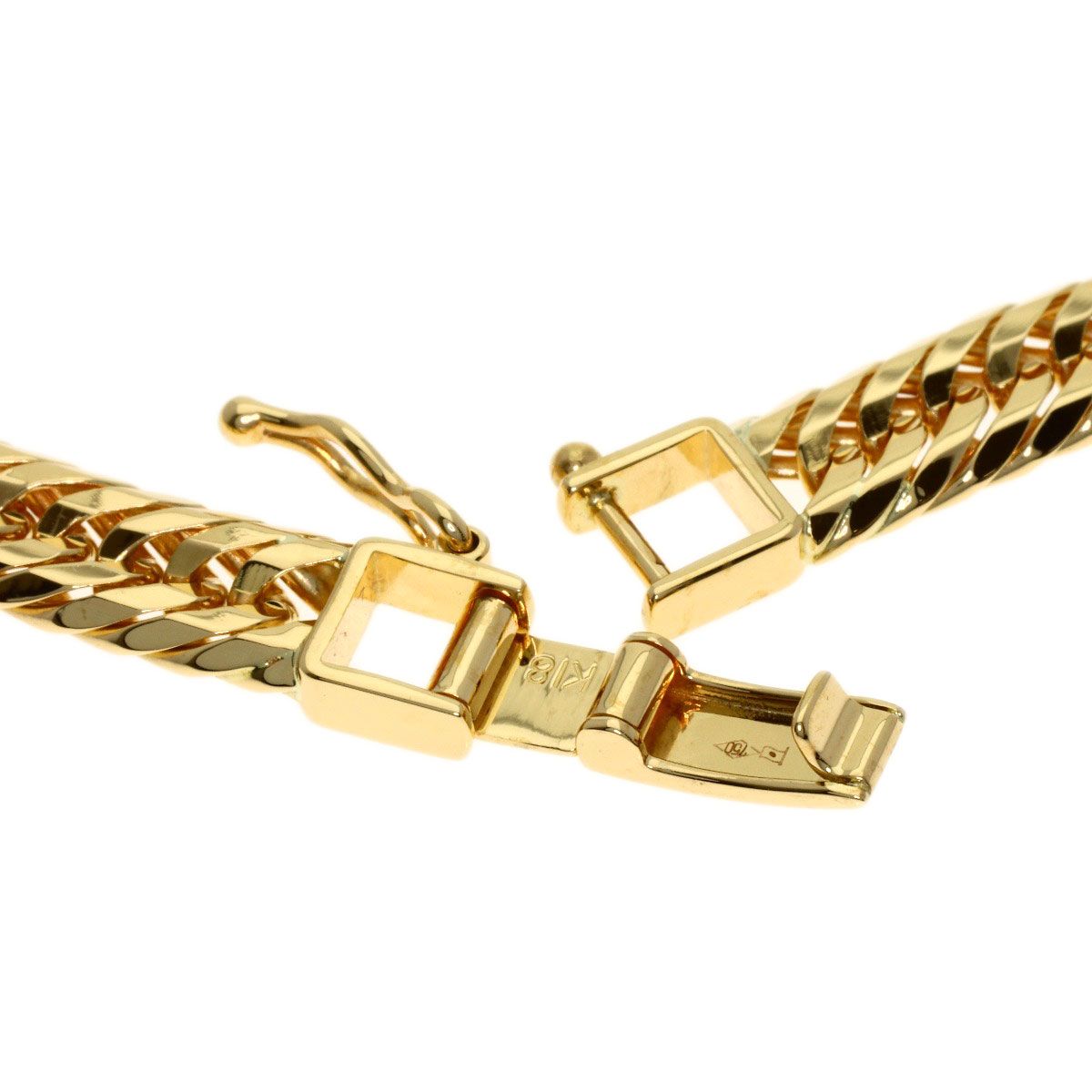 SELECT JEWELRY セレクトジュエリー 喜平 キヘイ 12面 トリプル ネックレス K18YG メンズ [中古]