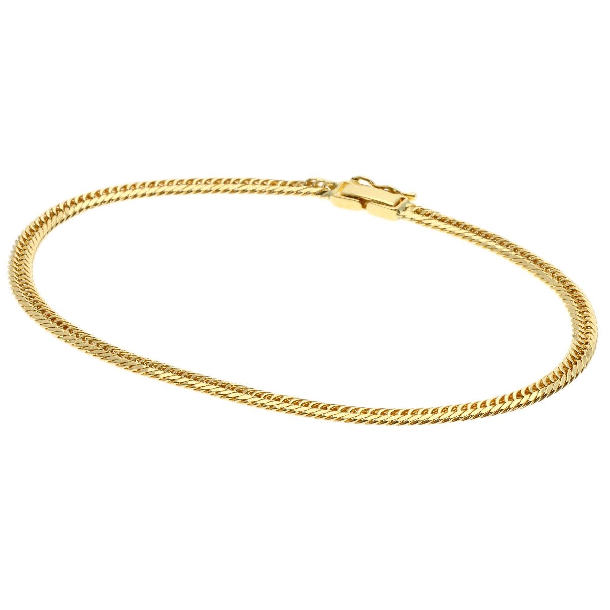 SELECT JEWELRY セレクトジュエリー 喜平 キヘイ 8面 トリプル ブレスレット K18YG メンズ [中古]