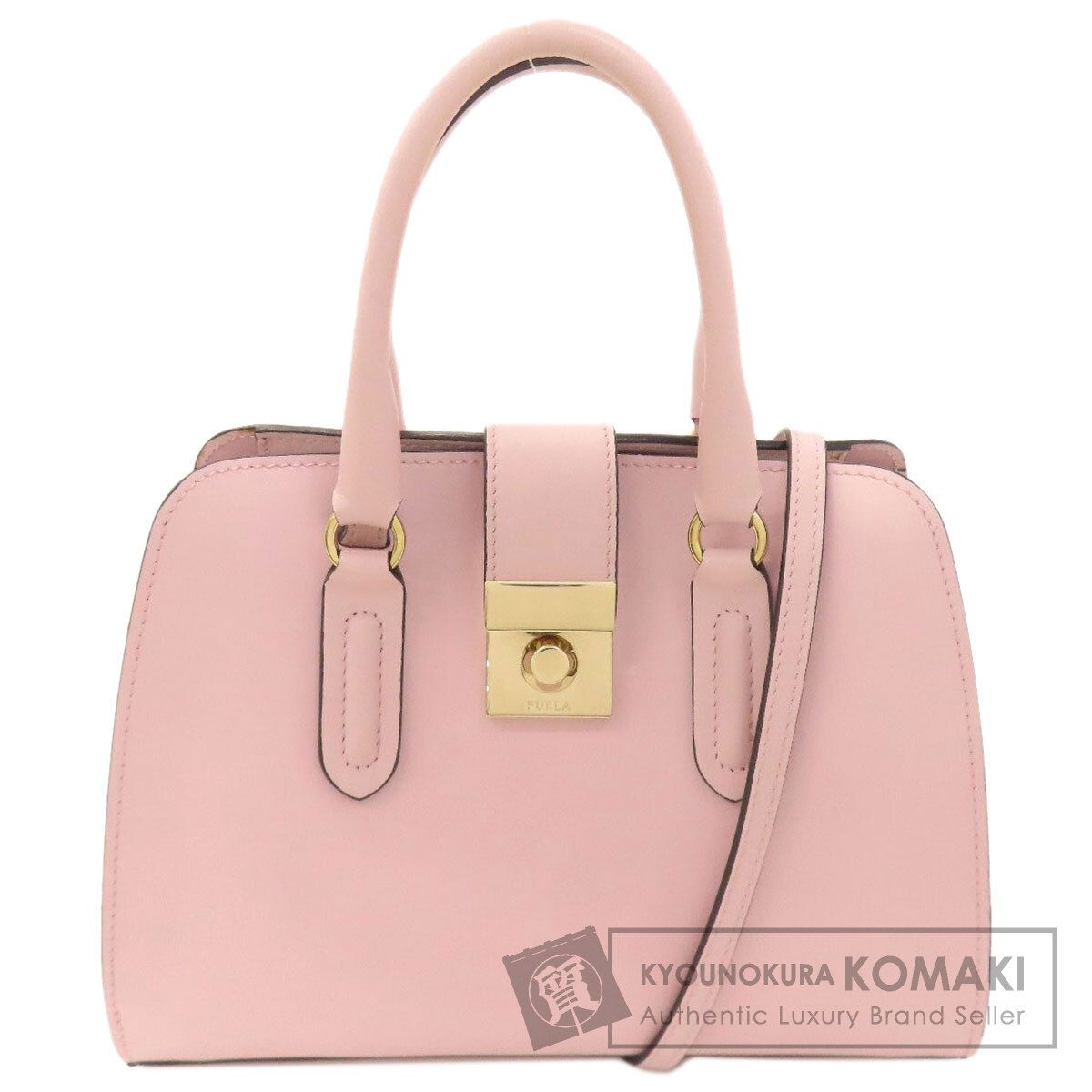 Furla フルラ ミラノ 2WAY ハンドバッグ レザー レディース [中古]