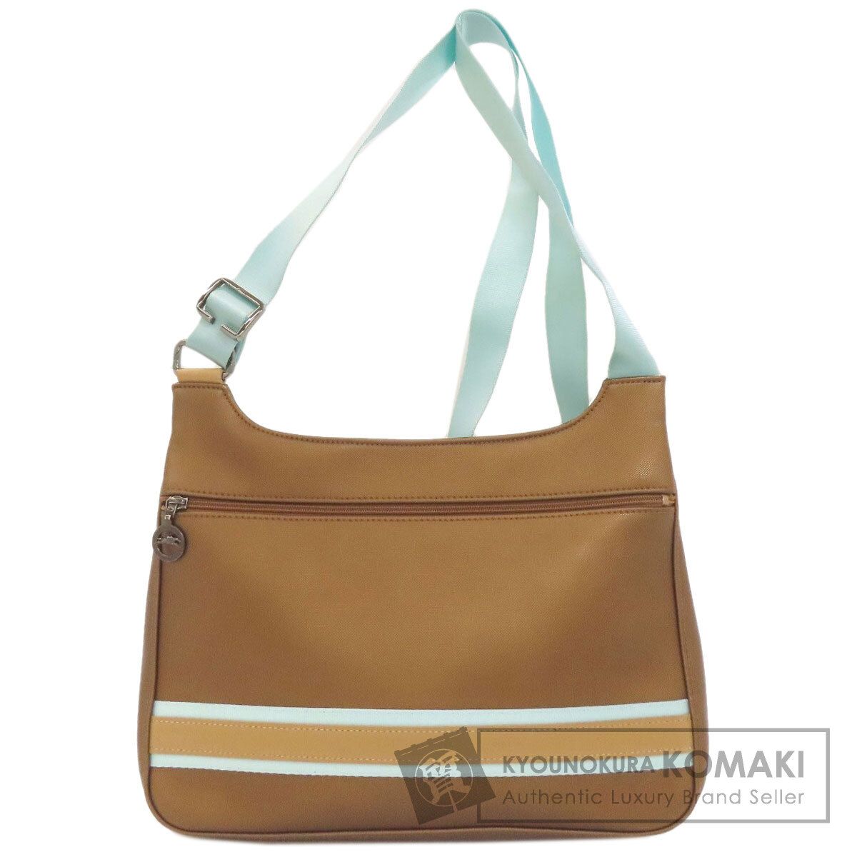 Longchamp ロンシャン ロゴ ショルダーバッグ レザー レディース [中古]